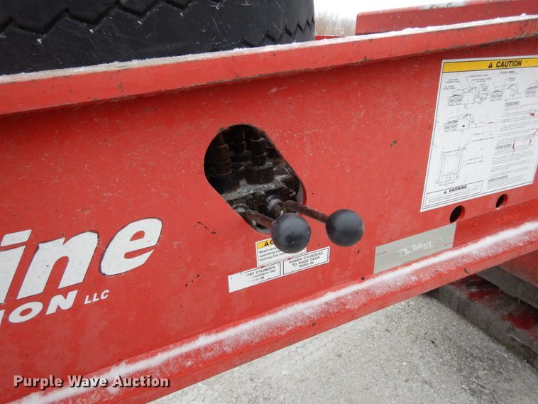 image for item JK9779 2011 Talbert  lowboy equipment trailer
