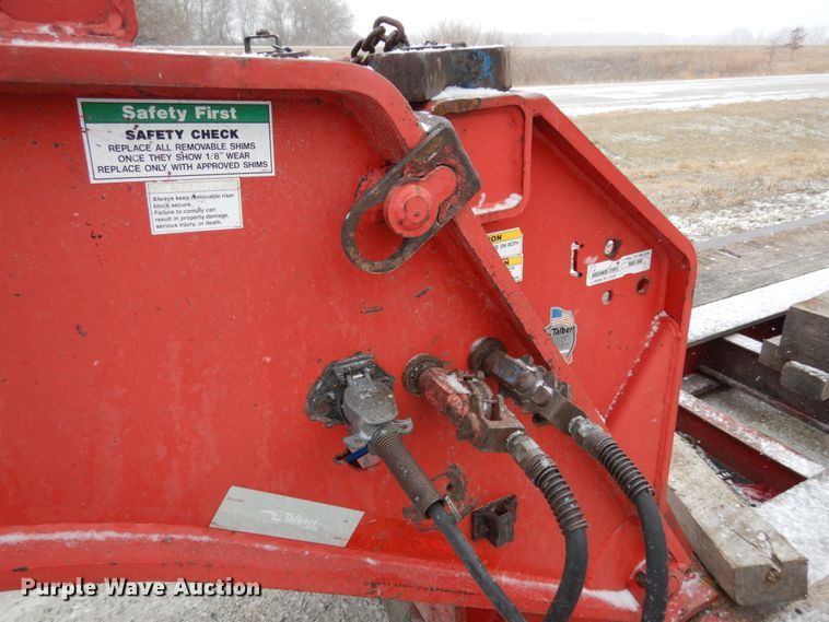 image for item JK9779 2011 Talbert  lowboy equipment trailer