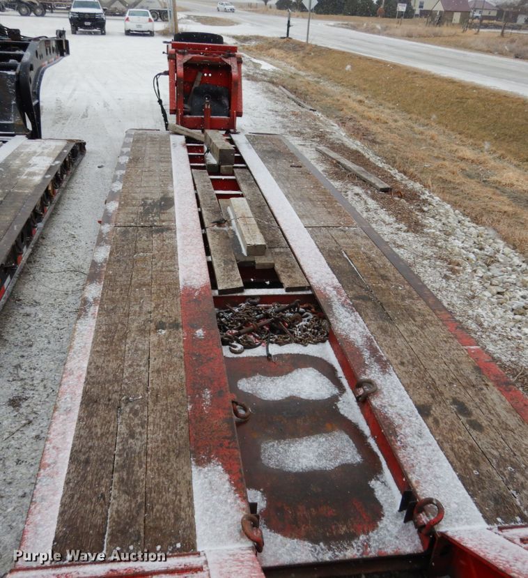 image for item JK9779 2011 Talbert  lowboy equipment trailer