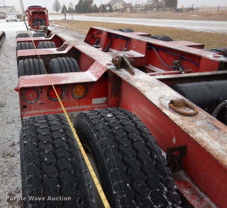 image for item JK9779 2011 Talbert  lowboy equipment trailer