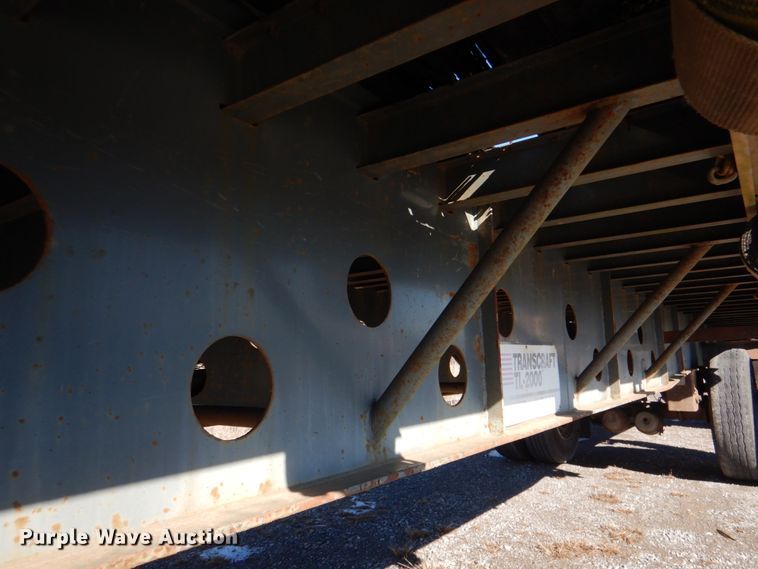 image for item JS9725 1996 Transcraft TL2000 W2  flatbed trailer