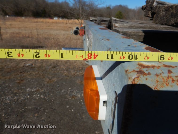 image for item JS9725 1996 Transcraft TL2000 W2  flatbed trailer