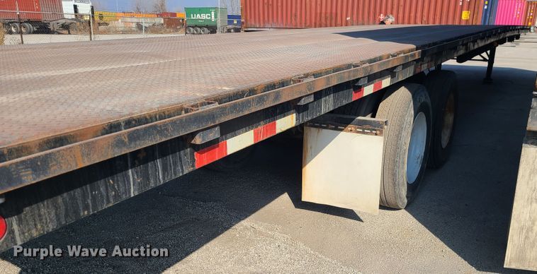 image for item KG9640 1996 Viking  flatbed trailer