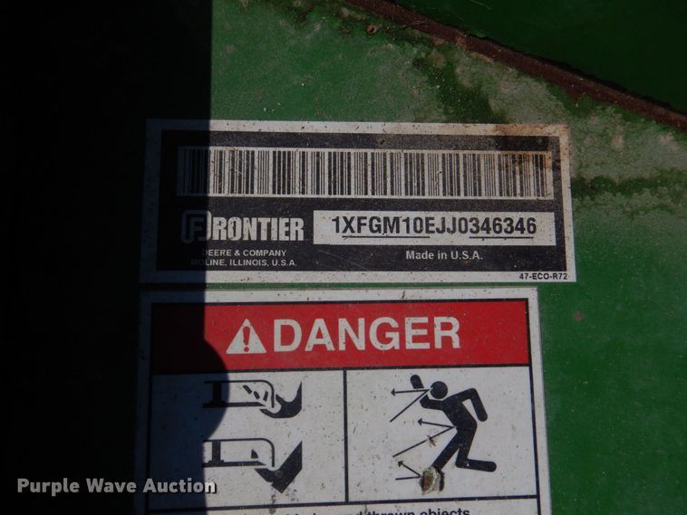 image for item DE7521 Frontier GM1072E  finish mower