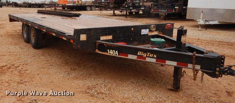 image for item DI8700 2018 Big Tex 140A  equipment trailer