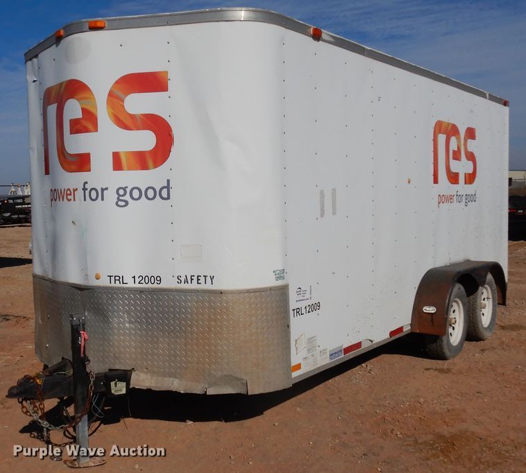 image for item DK0229 2013 Forest River  enclosed cargo trailer