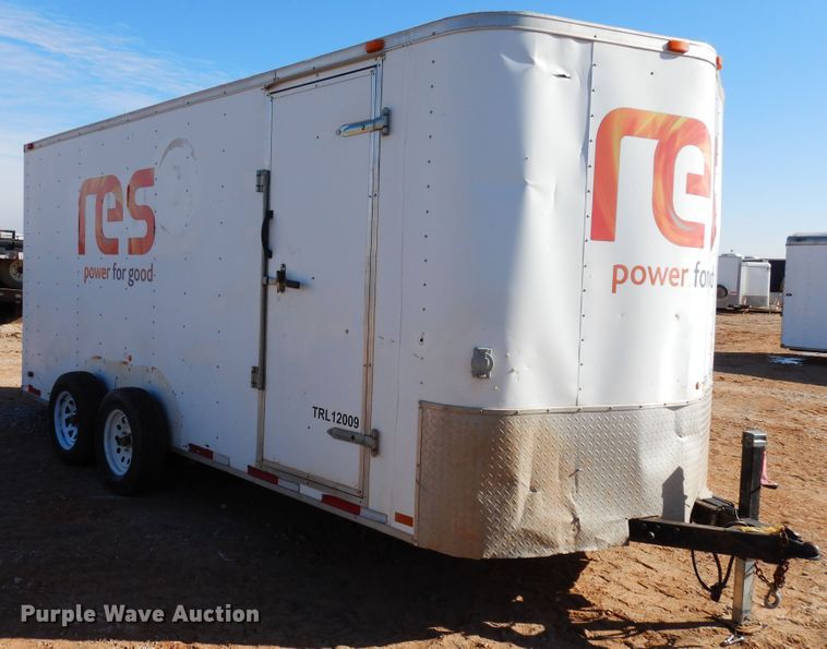 image for item DK0229 2013 Forest River  enclosed cargo trailer