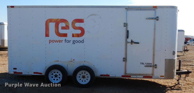 image for item DK0229 2013 Forest River  enclosed cargo trailer