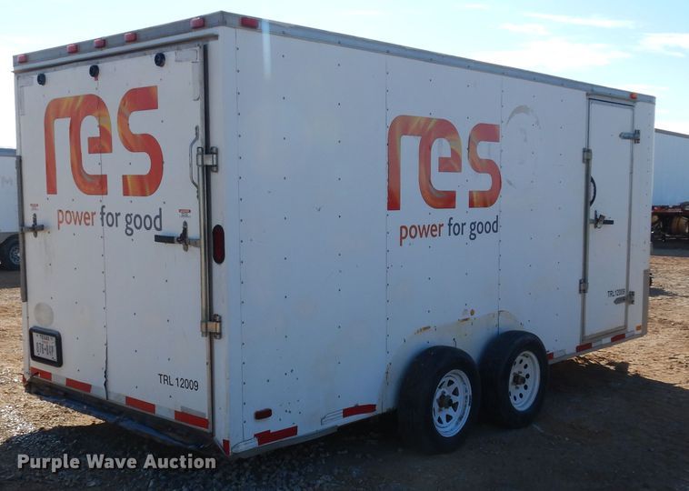 image for item DK0229 2013 Forest River  enclosed cargo trailer