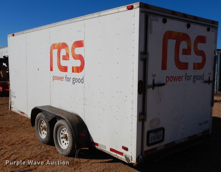 image for item DK0229 2013 Forest River  enclosed cargo trailer