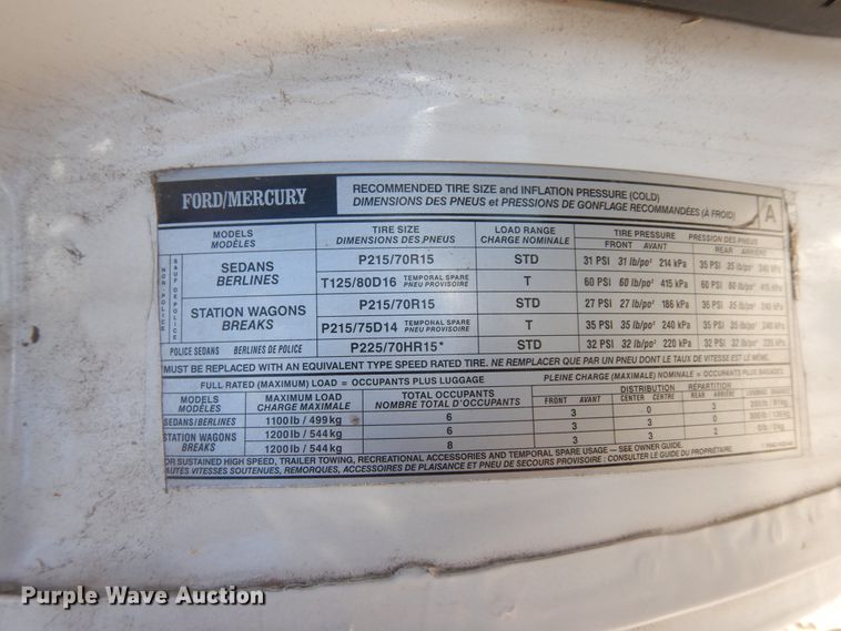 image for item DK0276 1990 Ford Crown Victoria Wagon