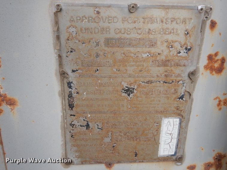 image for item DK0289 Conex storage container