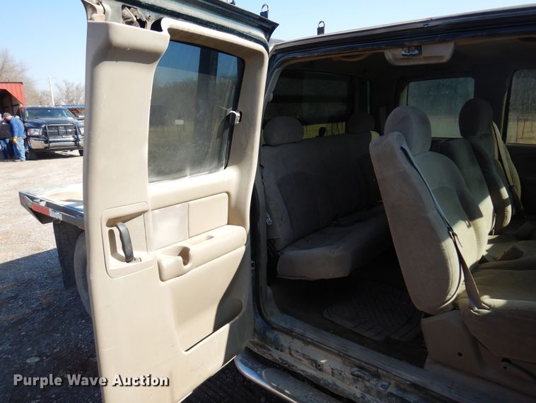 image for item DK4341 2001 Chevrolet Silverado 1500  Ext. Cab flatbed pickup truck