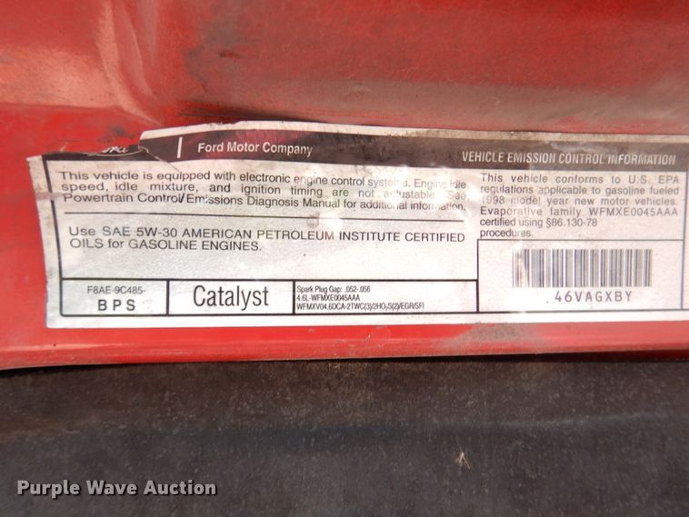 image for item DK8717 1998 Ford Mustang