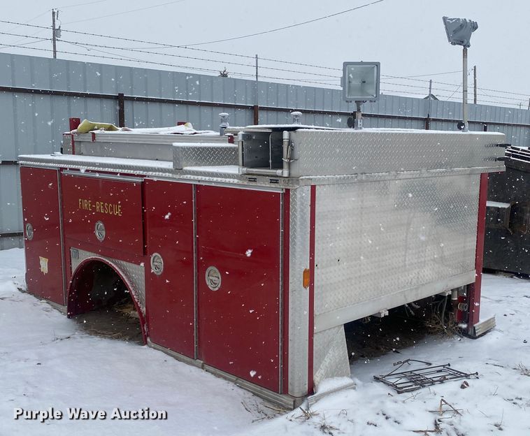 image for item DM8358 Pumper fire truck bed