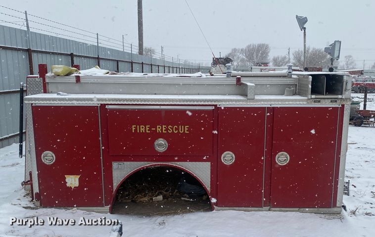 image for item DM8358 Pumper fire truck bed