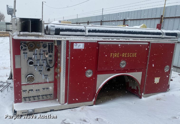 image for item DM8358 Pumper fire truck bed