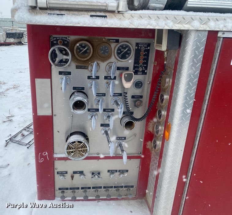 image for item DM8358 Pumper fire truck bed