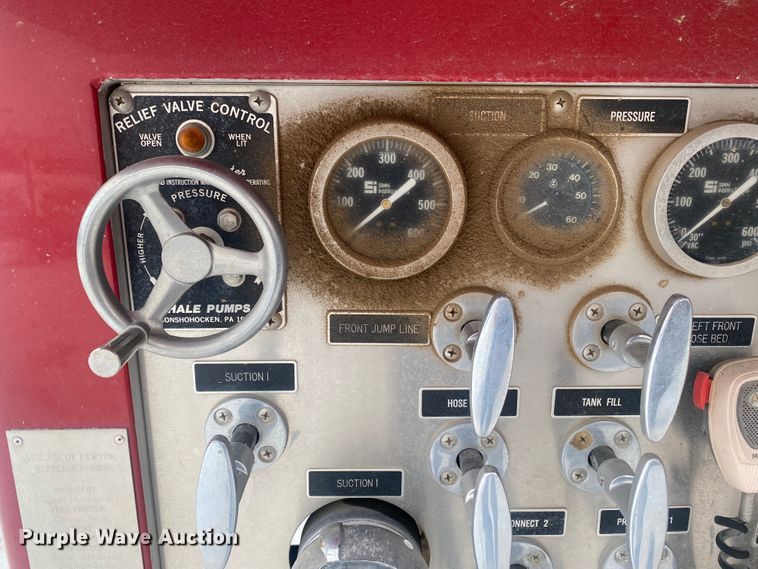 image for item DM8358 Pumper fire truck bed