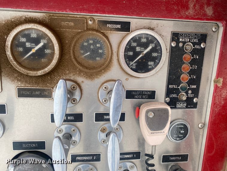 image for item DM8358 Pumper fire truck bed