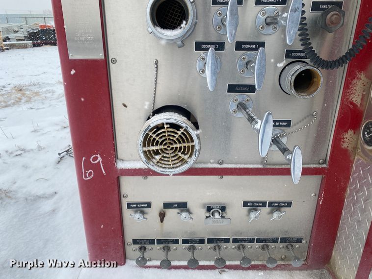 image for item DM8358 Pumper fire truck bed