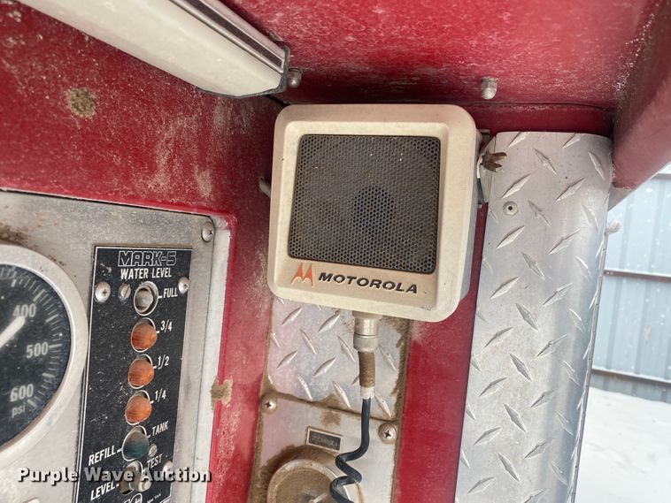 image for item DM8358 Pumper fire truck bed