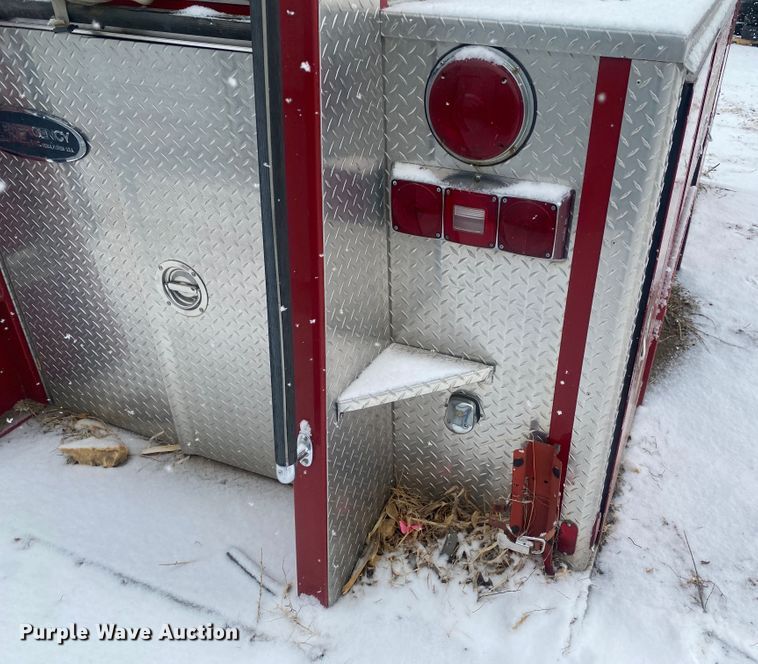 image for item DM8358 Pumper fire truck bed