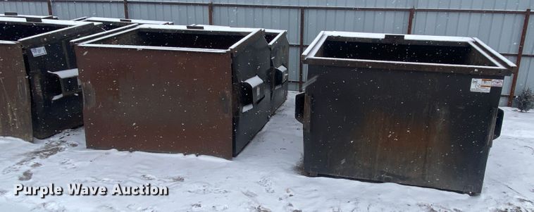 image for item DM8359 (4) steel dumpsters