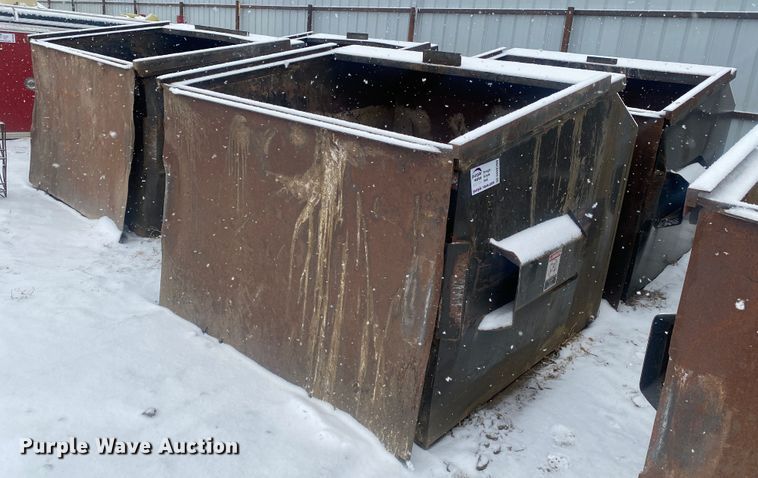 image for item DM8360 (4) steel dumpsters