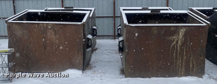 image for item DM8360 (4) steel dumpsters