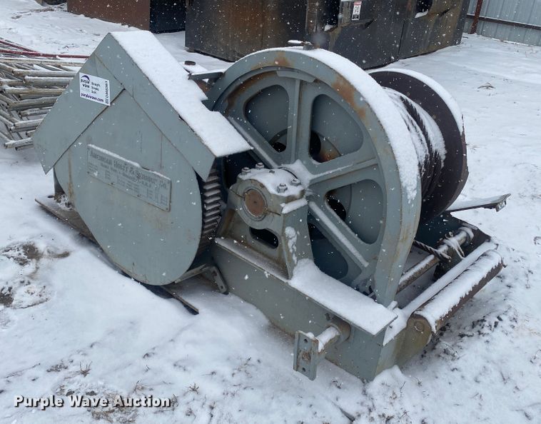 image for item DM8361 American Hoist 20-30  rail car winch