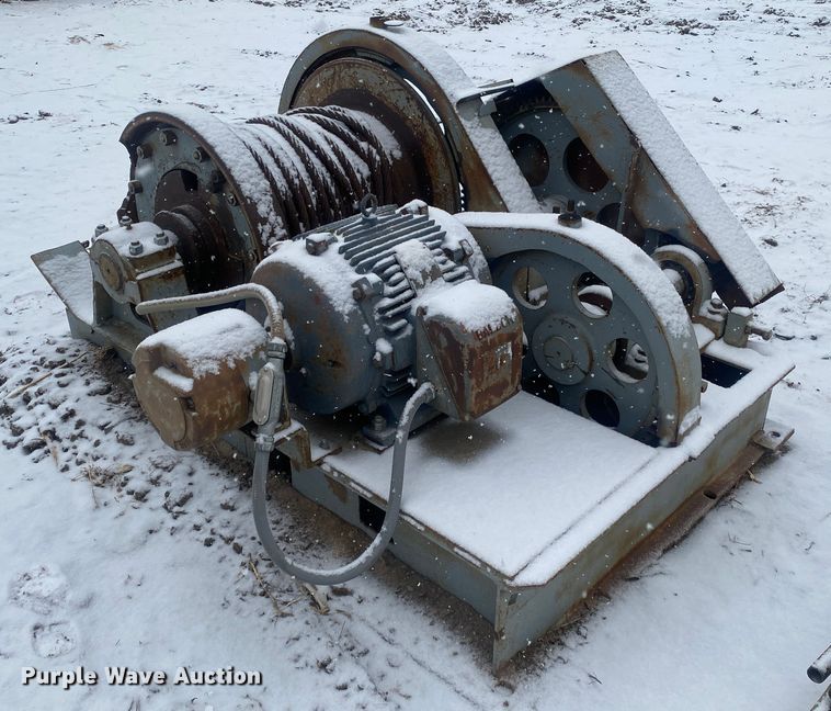 image for item DM8361 American Hoist 20-30  rail car winch