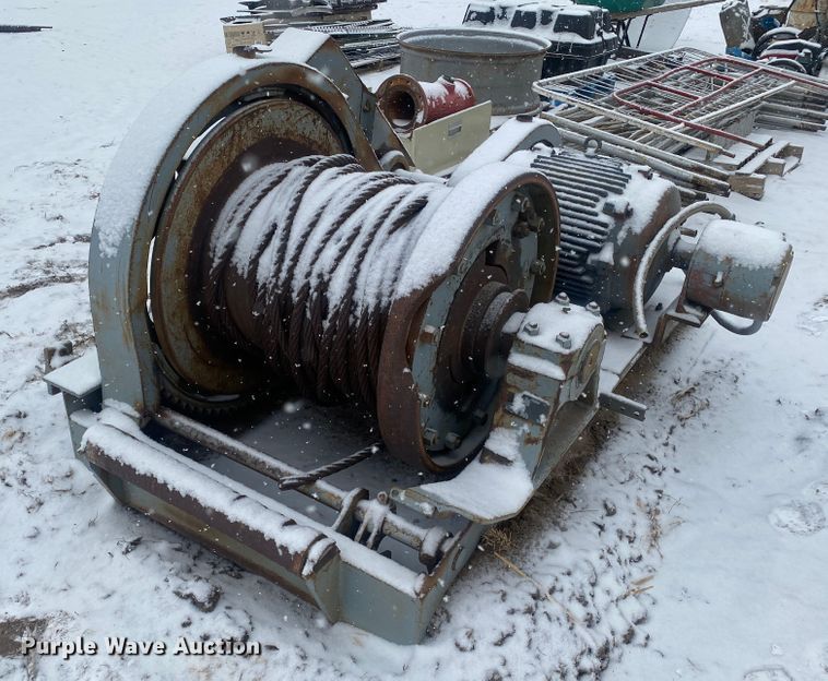 image for item DM8361 American Hoist 20-30  rail car winch