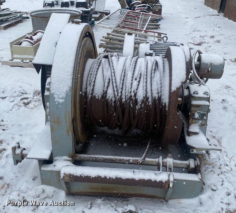 image for item DM8361 American Hoist 20-30  rail car winch