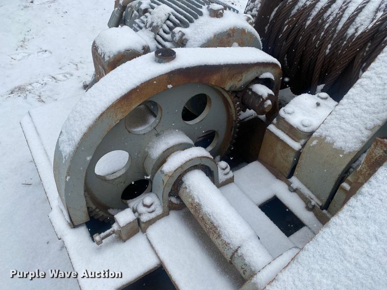 image for item DM8361 American Hoist 20-30  rail car winch