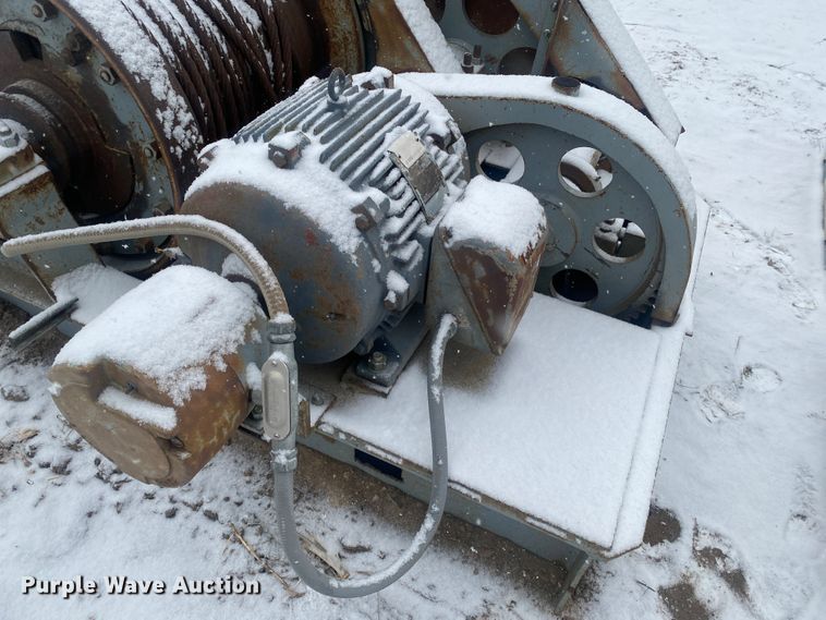 image for item DM8361 American Hoist 20-30  rail car winch