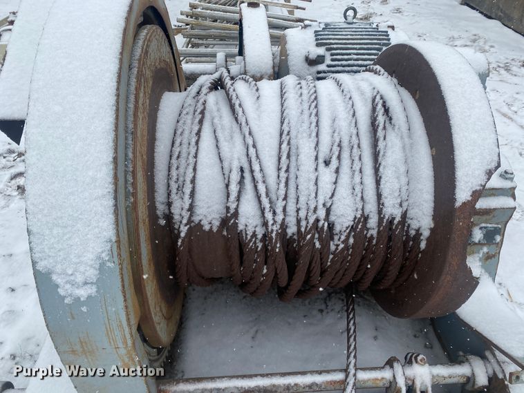 image for item DM8361 American Hoist 20-30  rail car winch