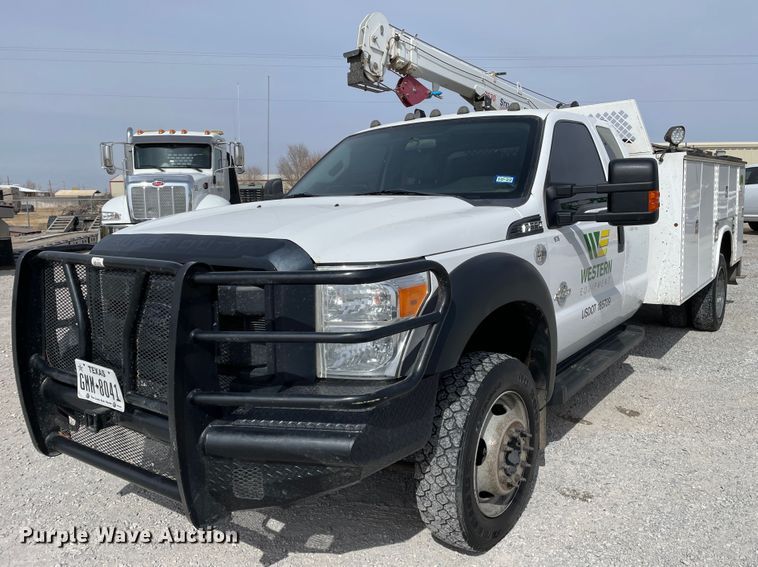 image for item DN0231 2015 Ford F550  SuperCab utility / service truck