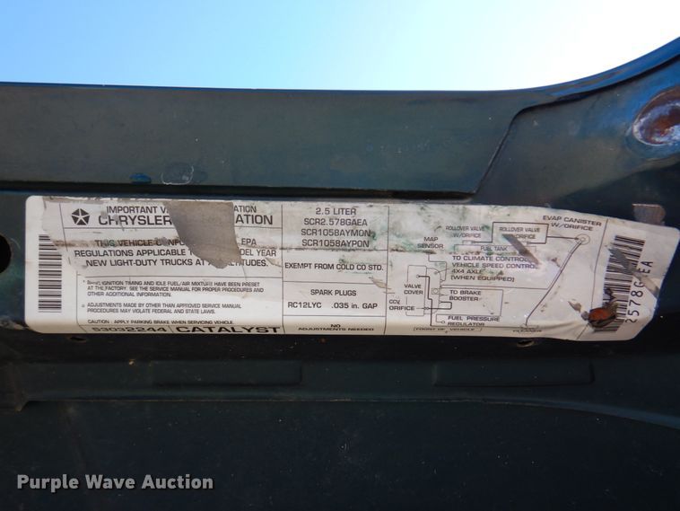 image for item DN1343 1995 Jeep Wrangler  SUV