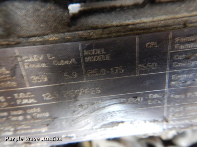 image for item DN1377 1995 Ford F800  dump truck