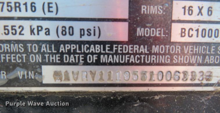 image for item DN7915 2005 Vermeer BC1000XL  wood chipper