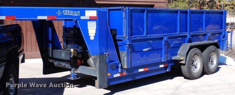 image for item DR1117 2003 Titan  dump trailer