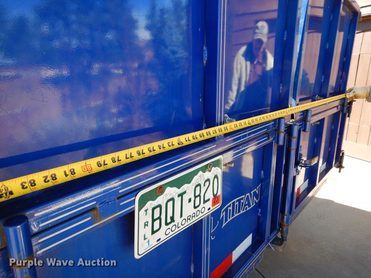 image for item DR1117 2003 Titan  dump trailer