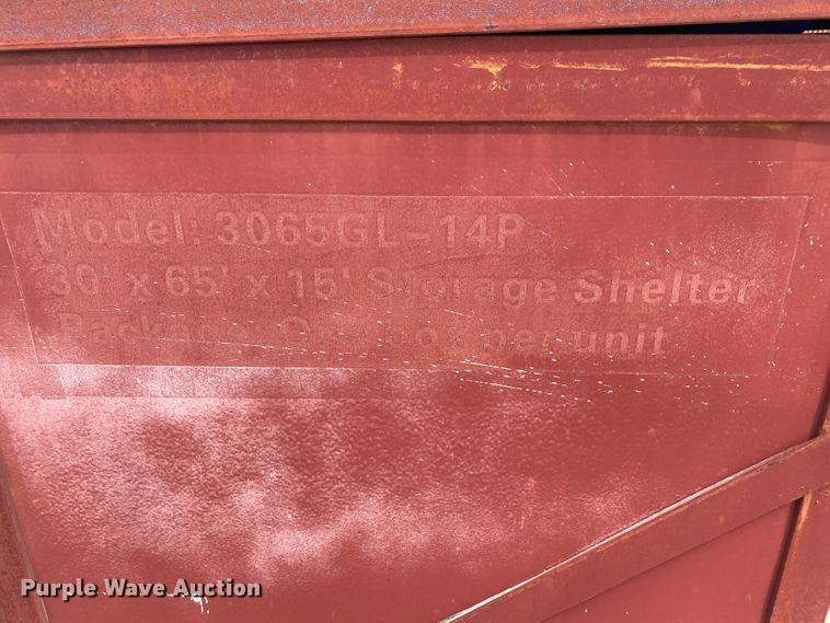 image for item EY9789 Canvas storage building