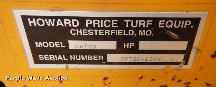 image for item EY9790 Howard Price Turf Blazer 727  lawn mower