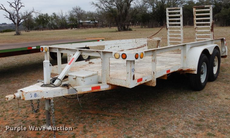 image for item EY9800 2003 TCLLC Powledge  utility trailer
