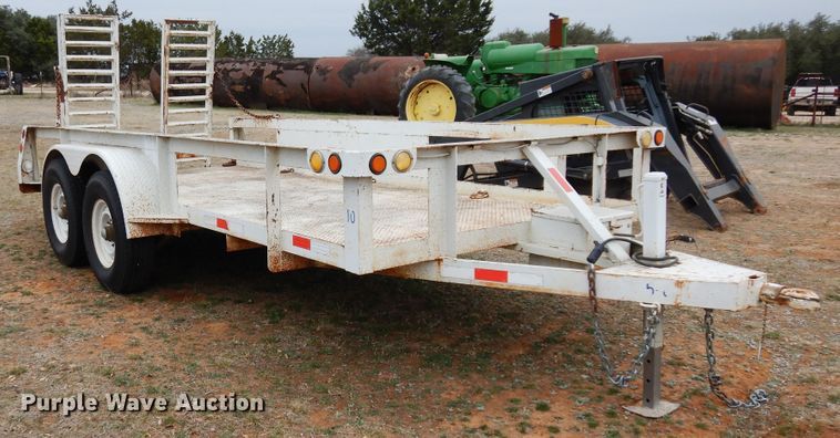 image for item EY9800 2003 TCLLC Powledge  utility trailer