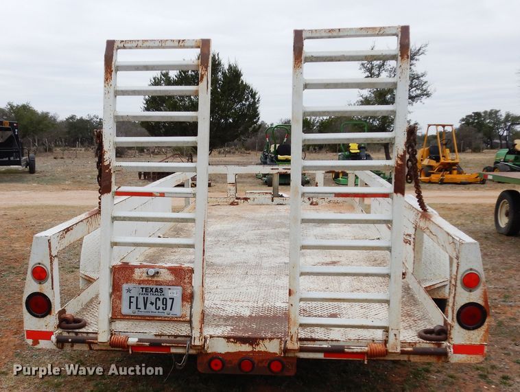 image for item EY9800 2003 TCLLC Powledge  utility trailer