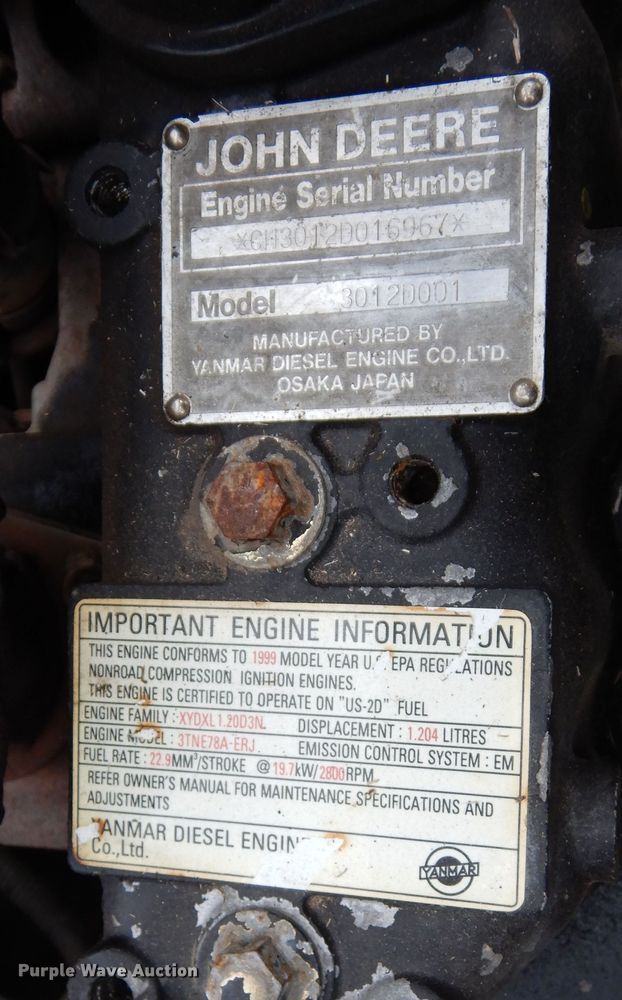 image for item EY9803 John Deere 3215B  reel mower