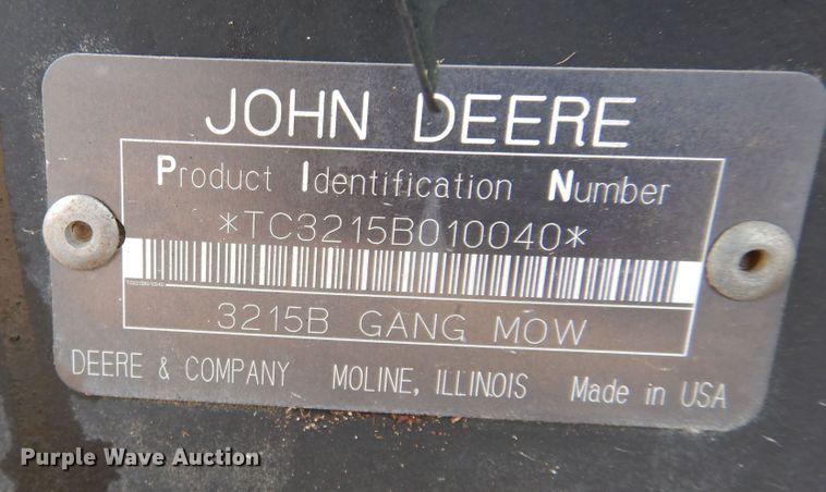image for item EY9803 John Deere 3215B  reel mower